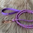 4 szálas Paracord Póráz  Biothane fogóval TERVEZZ MEG!