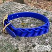 BioThane® kutya nyakörv  fonott "Pandora" style 16mm