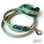 Biothane Méregzöld-sea green kutya nyakörv-póráz szett 3,8 cm széles 