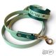Biothane Méregzöld-sea green kutya nyakörv-póráz szett 3,8 cm széles 