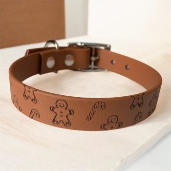 BioThane® kutya nyakörv Mézike mintás 19mm