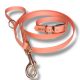 Biothane kutya nyakörv-póráz szett Rose Gold