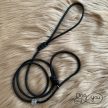 Paracord felvezető pórázok 5mm Basic fekete