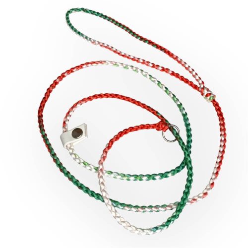 selyem-felvezeto-fonottporaz-4mm-barna-showlead-dogshow-kutyakiallitas-retriverkutyaporaz-kutyaporaz